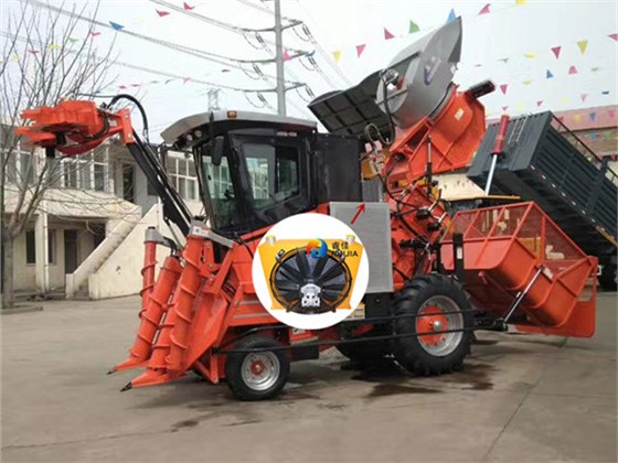 甘蔗收割機加裝風(fēng)冷式油冷卻器