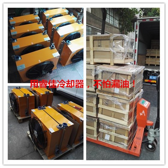 風(fēng)冷式液壓油散熱器發(fā)貨.jpg