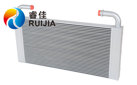 挖掘機液壓油冷卻器
